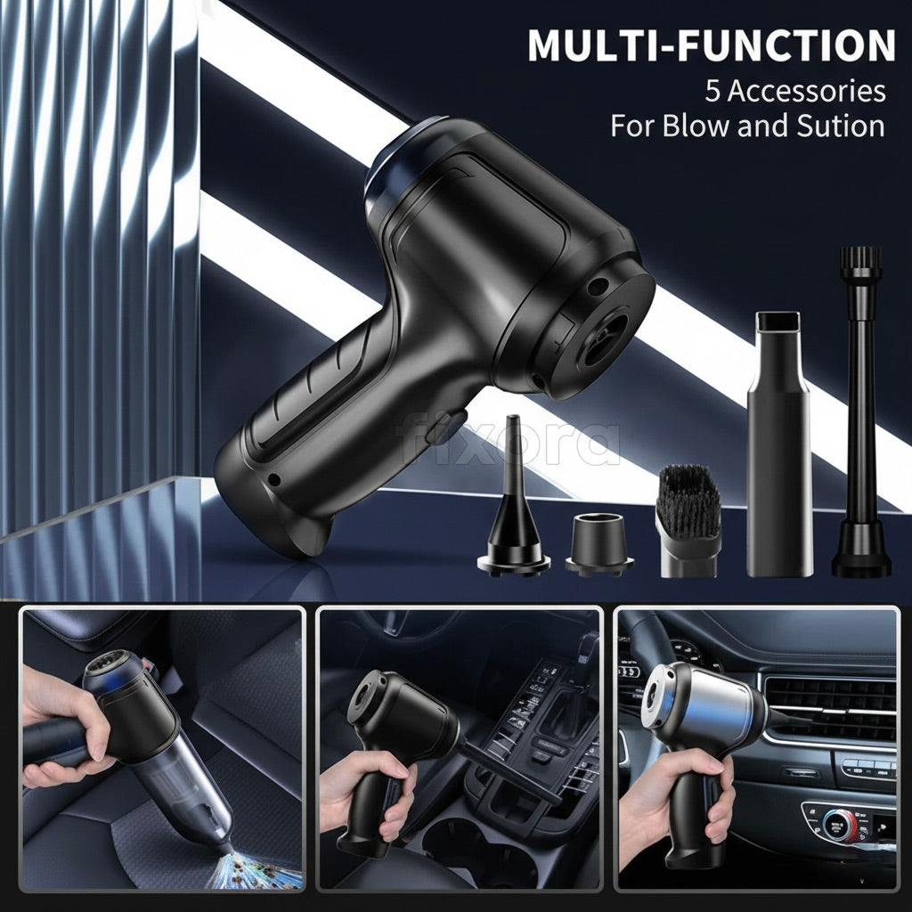 FIXIFY Portable Air Duster Wireless Vacuum Cleaner